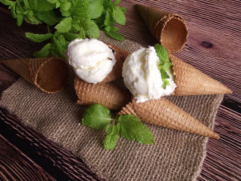 Lody śmietankowe (bez maszyny)