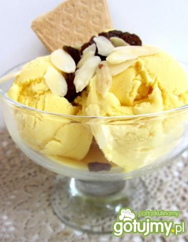 Lody śmietankowe z wanilią