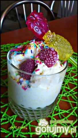Lody śmietankowo ananasowe Lody śmietankowo ananasowe