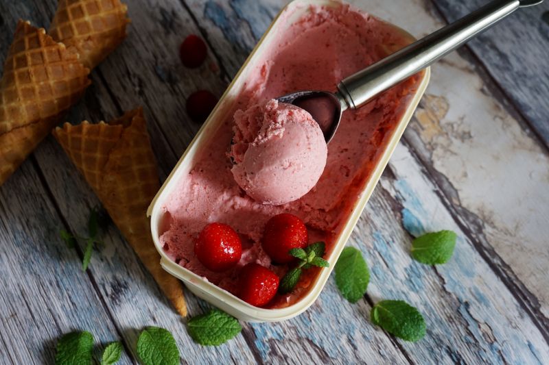 Lody truskawkowe bez maszynki Lody truskawkowe bez maszynki