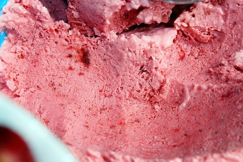 Lody truskawkowe z mascarpone 