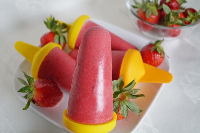 Lody truskawkowo-bananowe