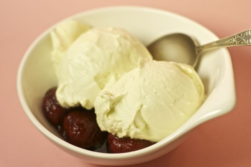 Lody z gorgonzolą i oliwą extra vergine