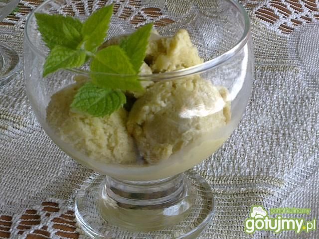 Lody z miętą Lody z miętą