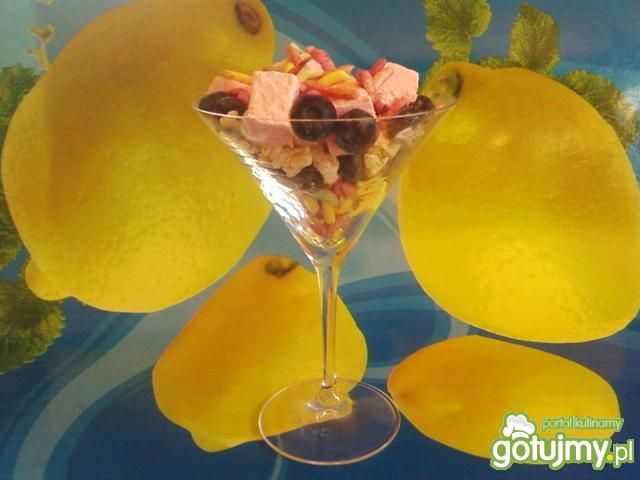 Lody z ryżem i borówkami. Lody z ryżem i borówkami.