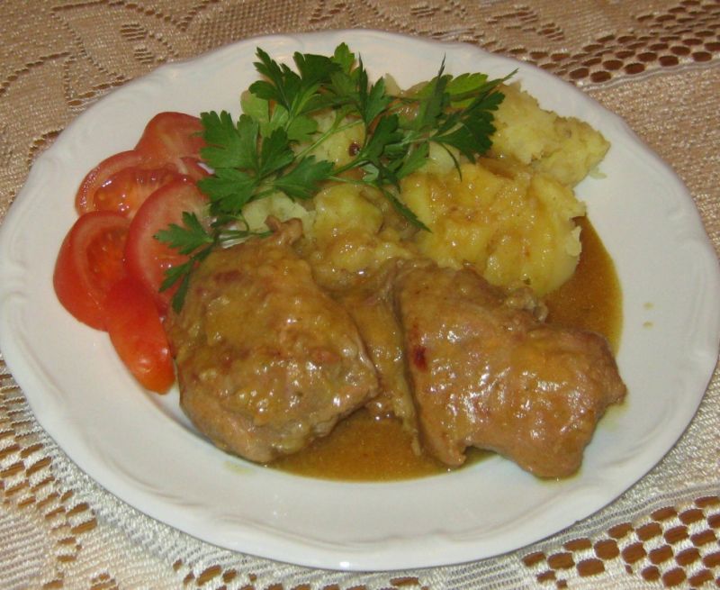 Łopatka duszona Łopatka duszona