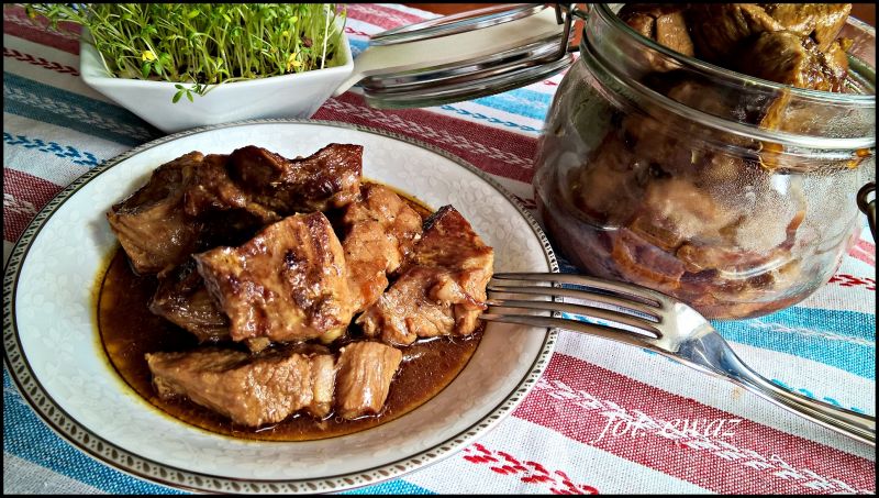 Łopatka duszona Łopatka duszona