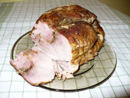 Łopatka pieczona do chleba wg Beaty 