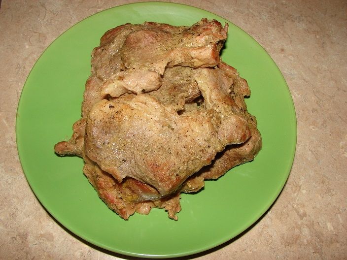 Łopatka w marynacie musztardowej z ziołami Łopatka w marynacie musztardowej z ziołami