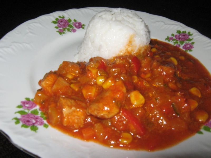 Łopatka w sosie słodko-kwaśnym