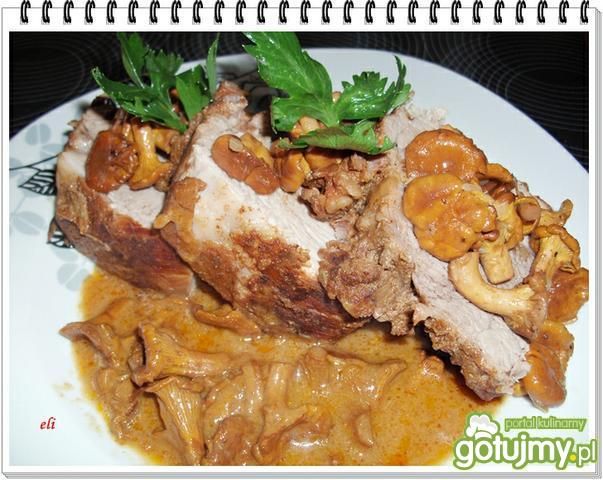 Łopatka wieprzowa z kurkami Eli