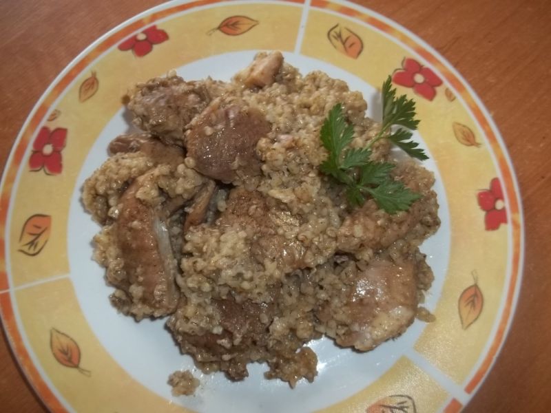 Łopatka z kaszą Łopatka z kaszą