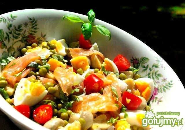 Łosoś Mix - Sałatka