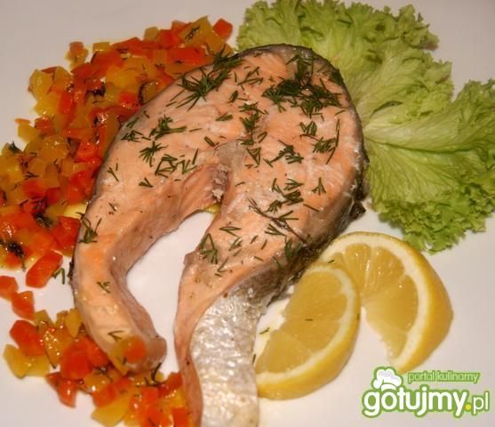 Łosoś na parze wg Buni  Łosoś na parze wg Buni