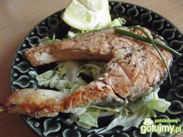 Łosoś na szybko z patelni Łosoś na szybko z patelni