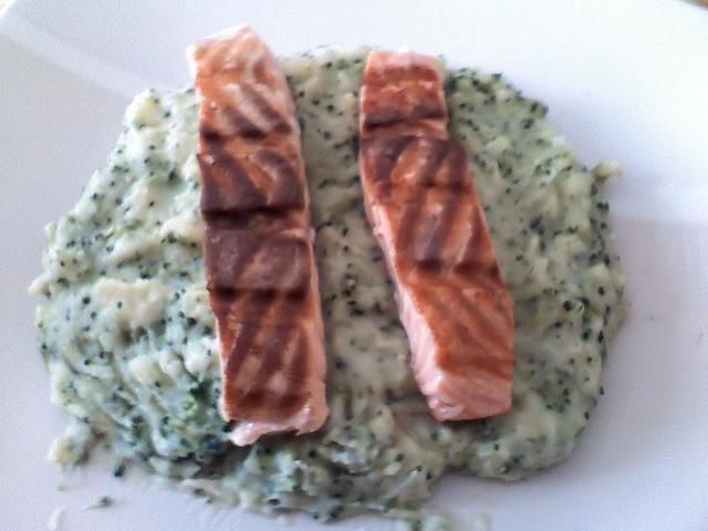 Łosos na trawce Łosos na trawce