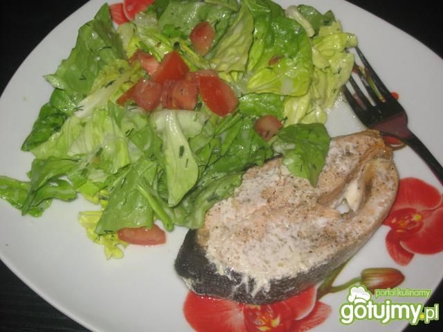 Łosoś pieczony w foli