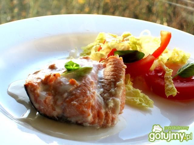 Łosoś pieczony w kokosie z Tefal ActiFry Łosoś pieczony w kokosie z Tefal ActiFry