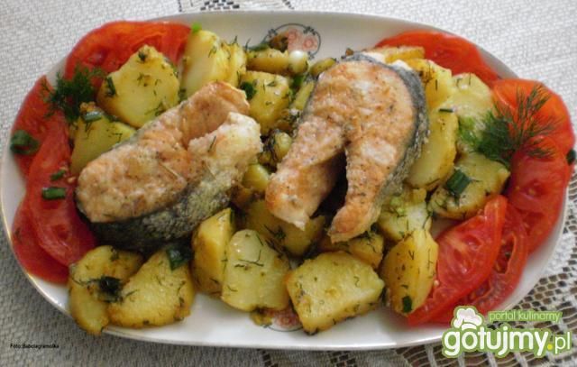 Łosoś w Amaretto i cytrynie :