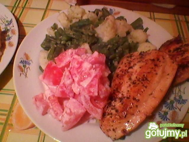 Łosoś w cytrynowym pieprzu Łosoś w cytrynowym pieprzu