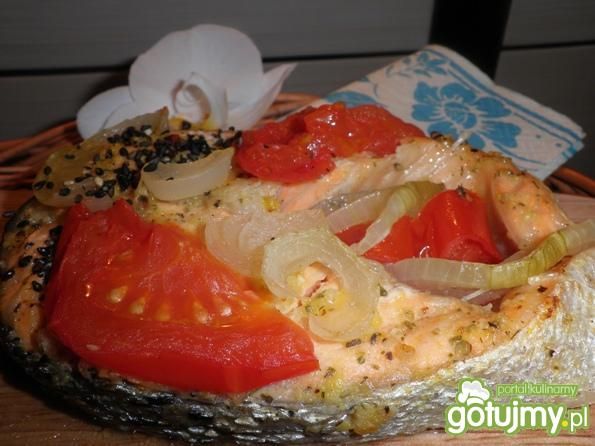 Łosoś w papilotach Łosoś w papilotach