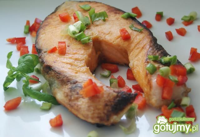 Łosoś w papryce  Łosoś w papryce