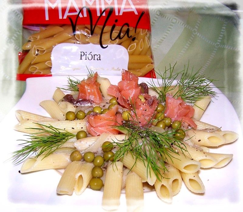 Łosoś w piórach i anchois Łosoś w piórach i anchois