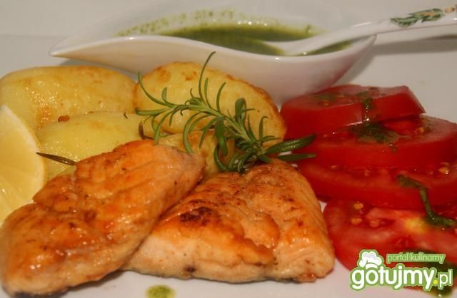 Łosoś w rozmarynie Łosoś w rozmarynie