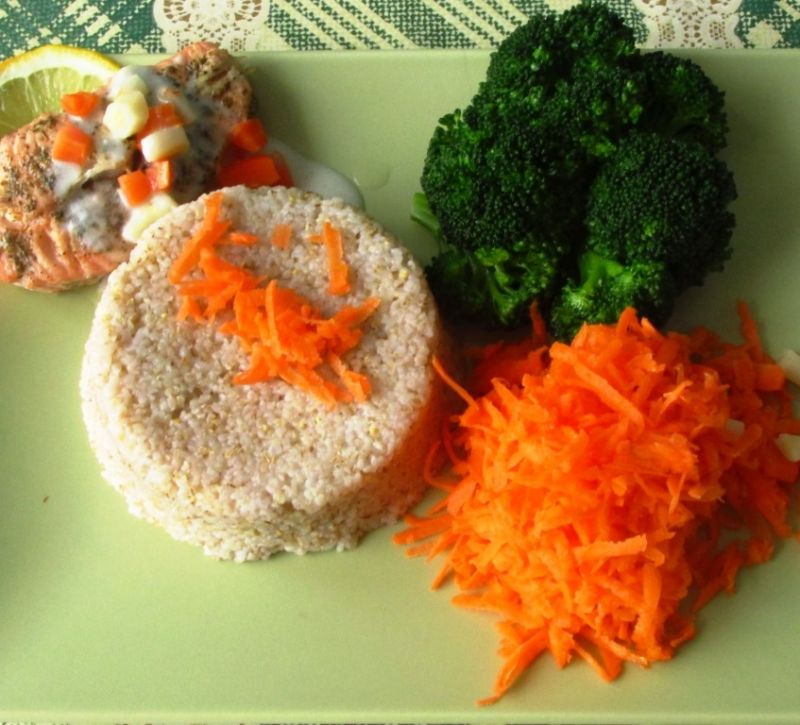 Łosoś w sosie cytrynowym