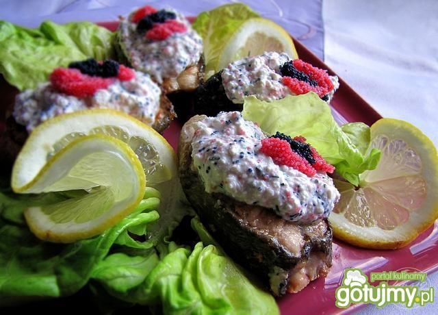 Łosoś z kawiorem Łosoś z kawiorem