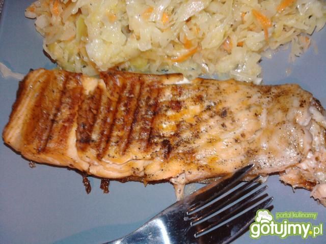 Łosoś z opiekacza Łosoś z opiekacza