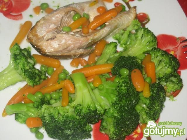 Łosoś z warzywami 2