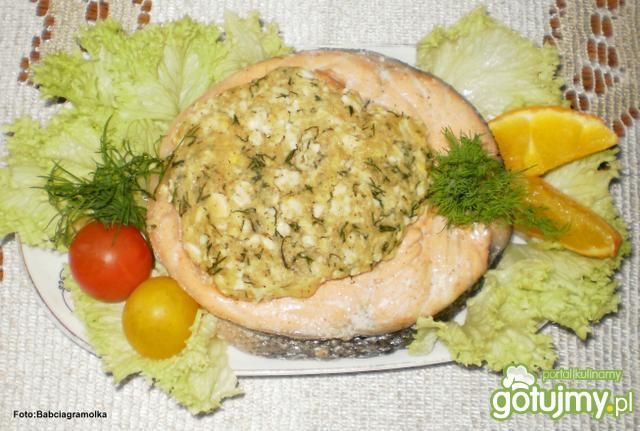 Łosoś z ,,żółtym oczkiem „ :