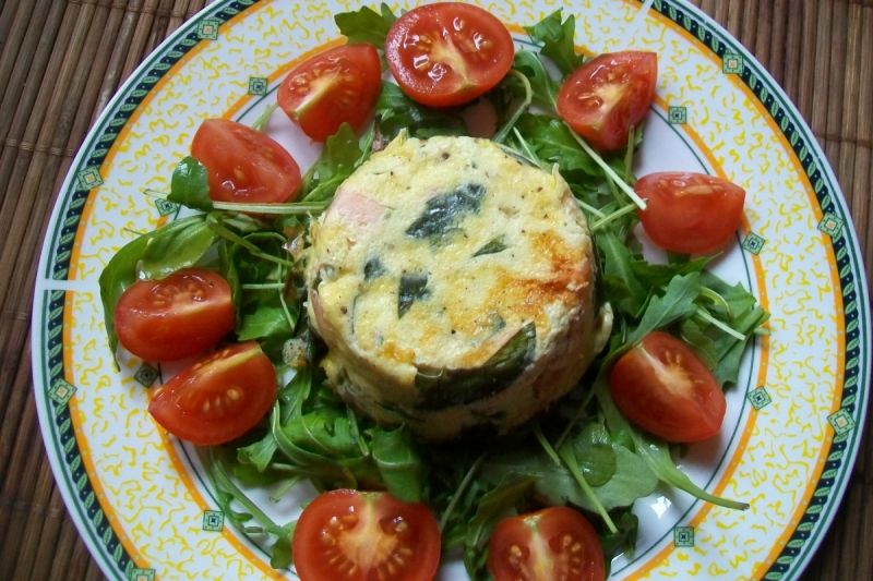 Łosoś zapiekany ze szpinakiem