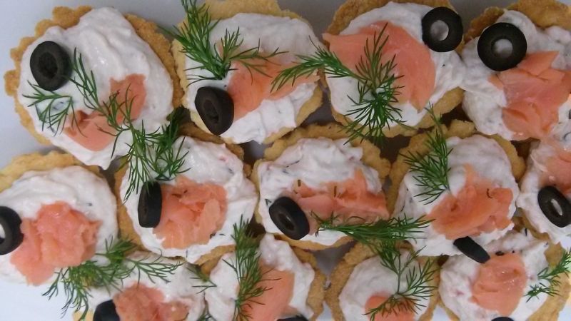 Łososiowe babeczki  Łososiowe babeczki