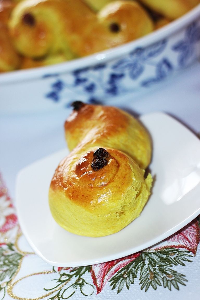 Lussekatter (Oczy św. Łucji)