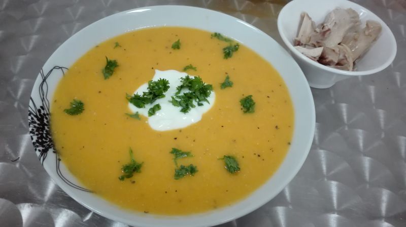 Magiczna zupa kukurydziana - Dieta 1200 kalorii