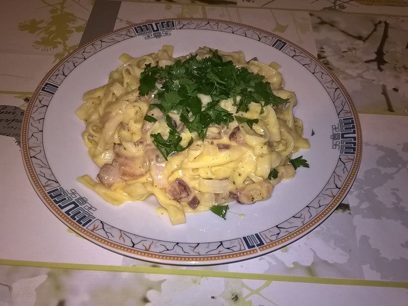 Makaron a'la carbonara