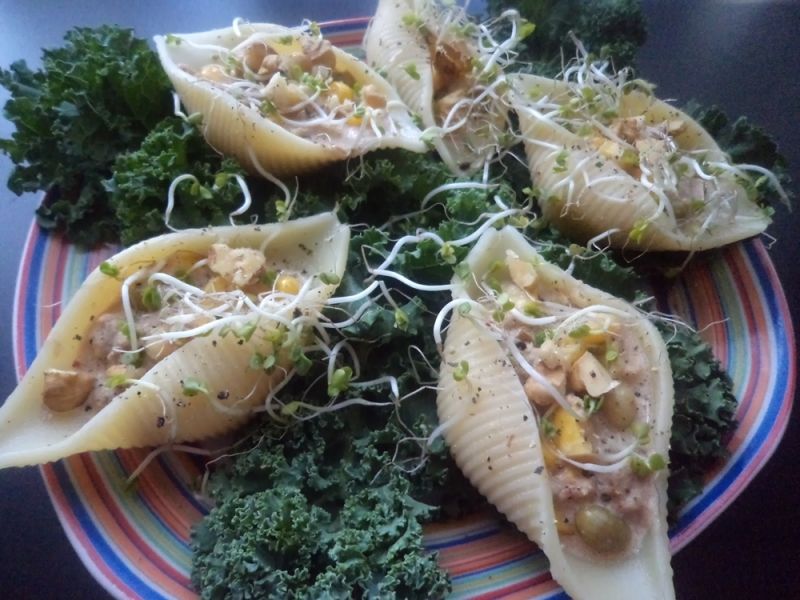Makaron conchiglioni z tuńczykiem Makaron conchiglioni z tuńczykiem
