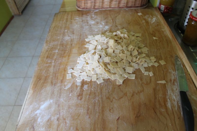 Makaron łazankowy Makaron łazankowy