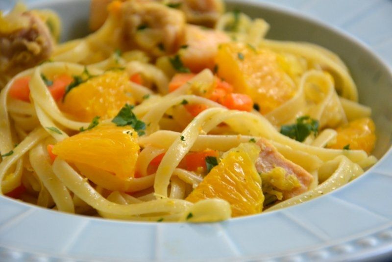 Makaron linguine z miecznikiem 