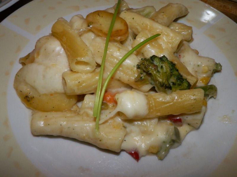 Makaron mocno serowy