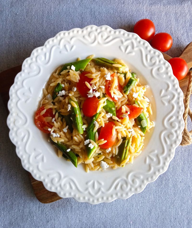 Makaron orzo ze szparagami Makaron orzo ze szparagami