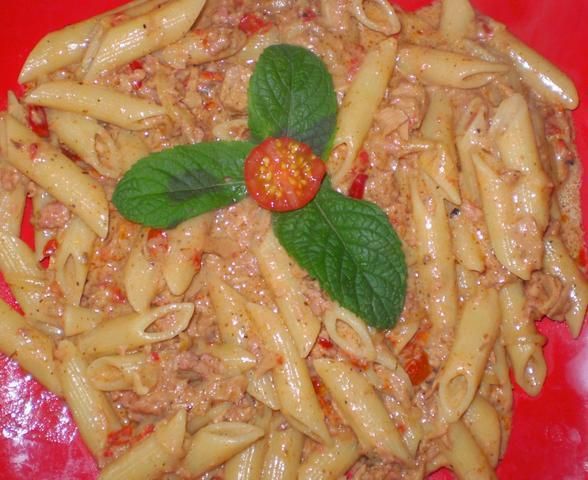 Makaron penne  wg Dagmary : Makaron penne  wg Dagmary :