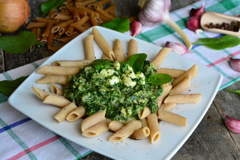 MAKARON RURKI ZE SZPINAKIEM