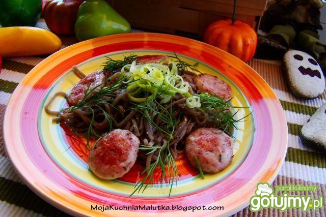 Makaron soba hosan z porem  Makaron soba hosan z porem