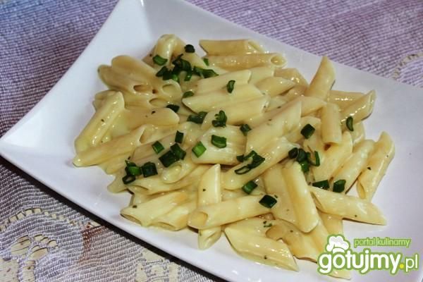 Makaron w sosie serowym. Makaron w sosie serowym.