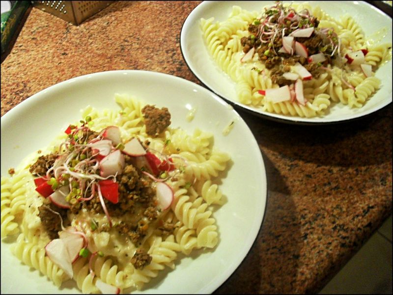 Makaron w sosie serowym Makaron w sosie serowym