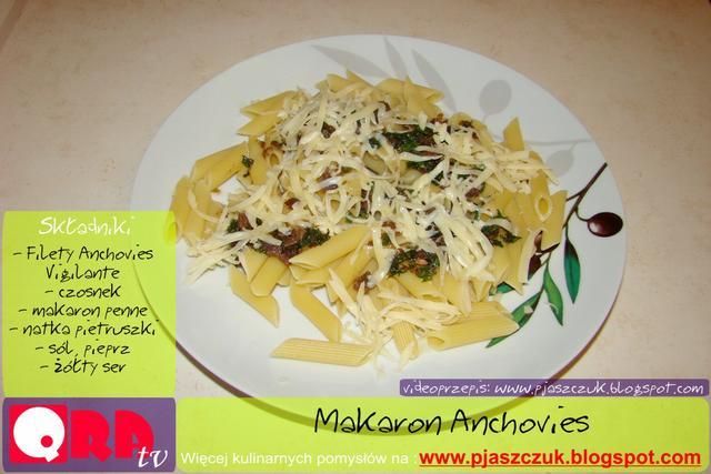 Makaron z Anchovies Makaron z Anchovies