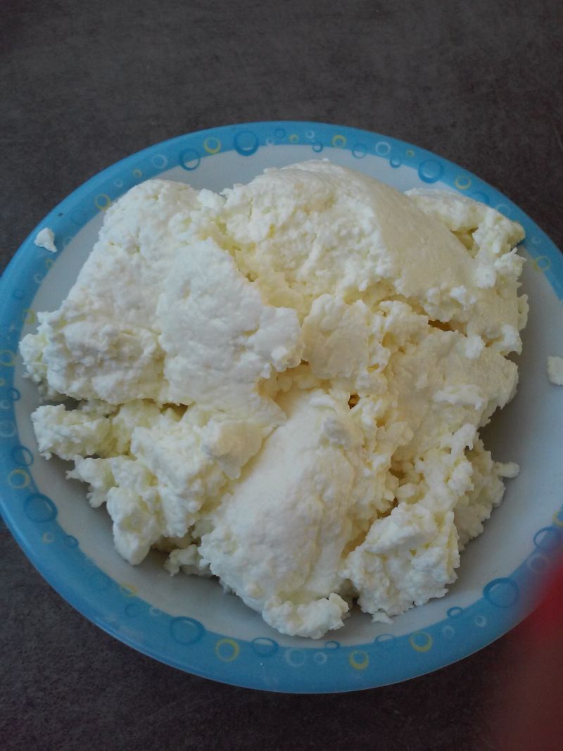 Makaron z białym serem